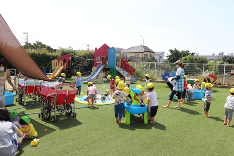 園庭 谷戸のびのび保育園